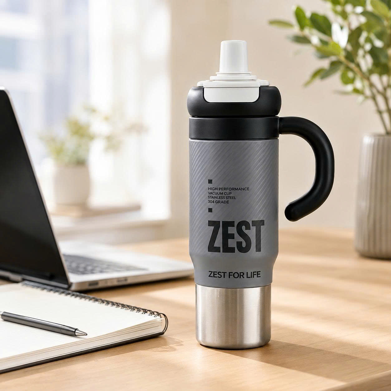 Bình Ly Giữ Nhiệt ZEST Inox 304 Có Tay Cầm 3