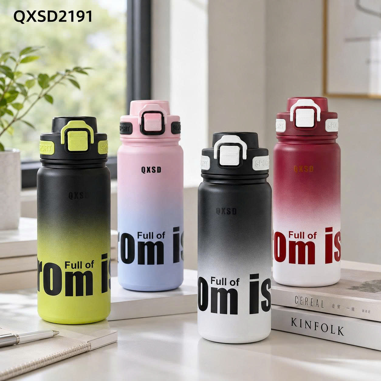 Bình Ly Giữ Nhiệt Inox QXSD2191 680ml Full VAT Bình Ly Giữ Nhiệt Inox QXSD2191 680ml Full VAT